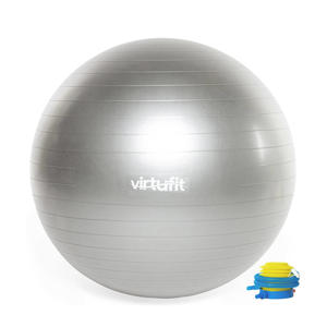  Anti-Burst Fitnessbal Pro - Gymbal - Swiss Ball - met Pomp - Grijs - 45 cm