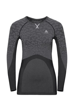 thermoshirt zwart/grijs