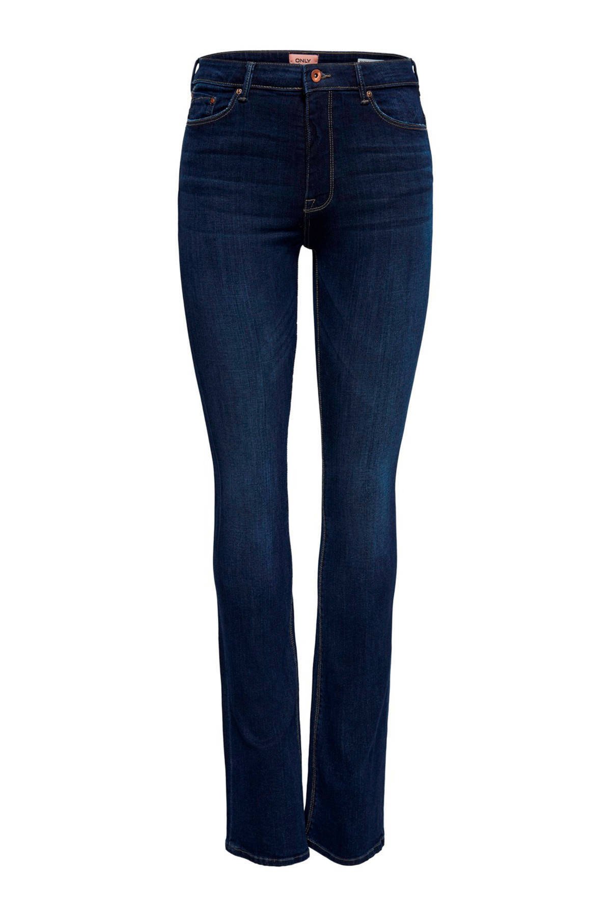 blue denim flared jeans