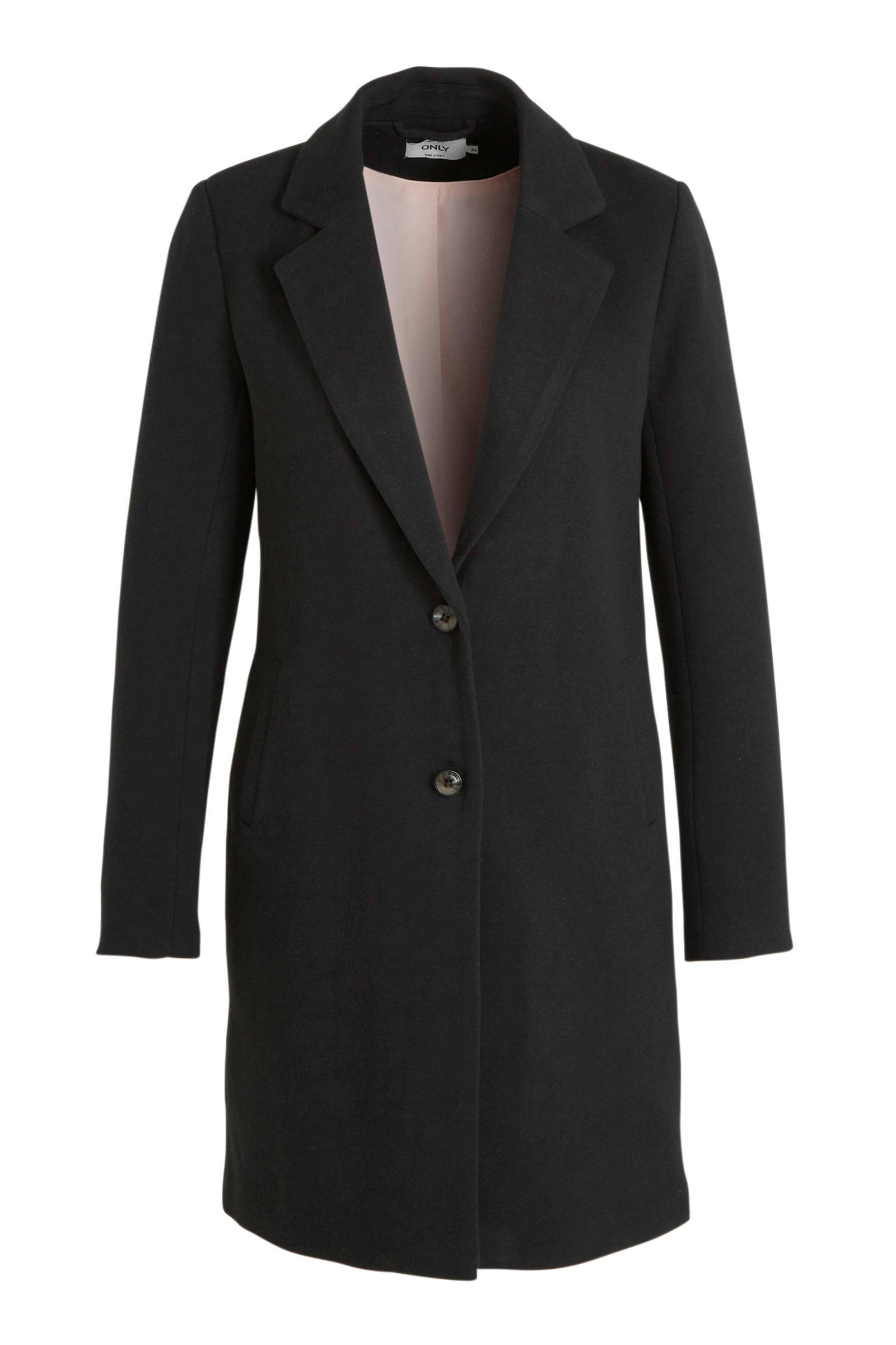 ONLY coat zwart | wehkamp