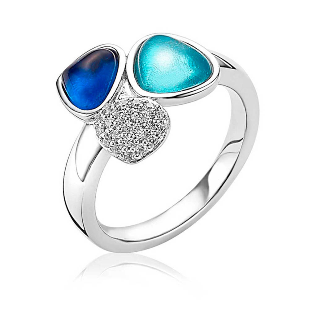 Zinzi ring ZIR1786B, Zilverkleurig