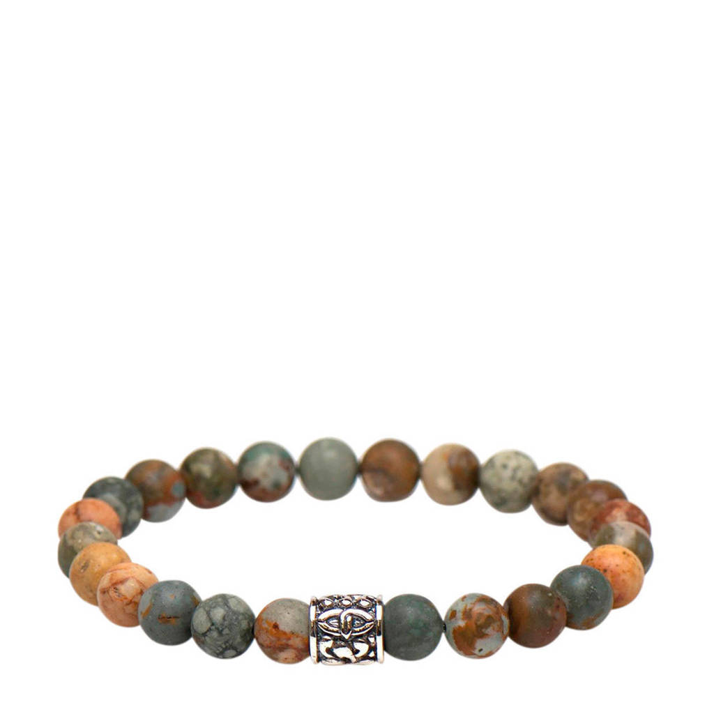 Karma zilveren armband 86883, Meerkleurig