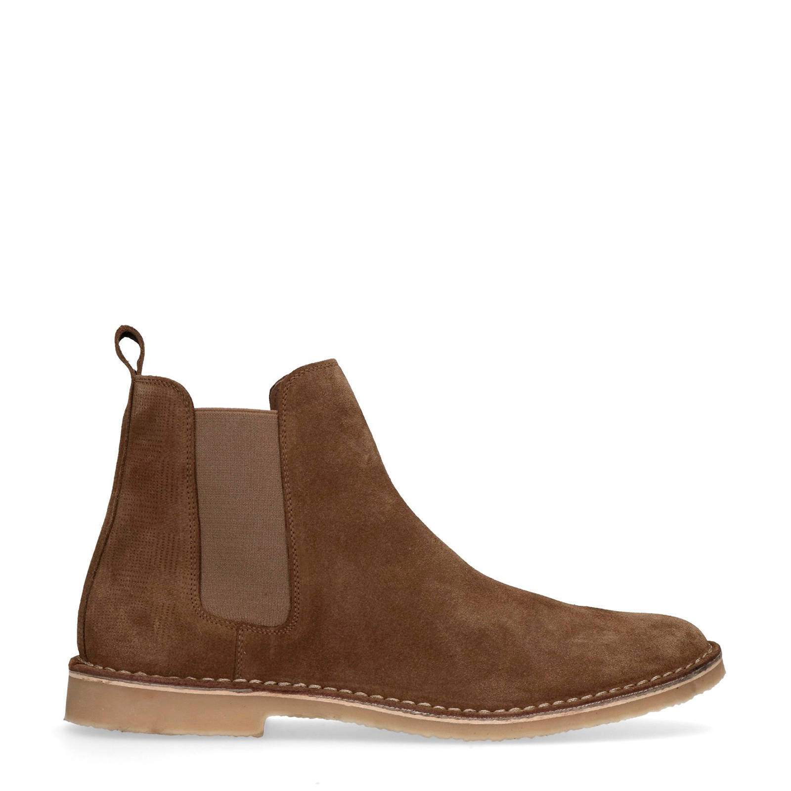 Sacha suède chelsea boots bruin | wehkamp