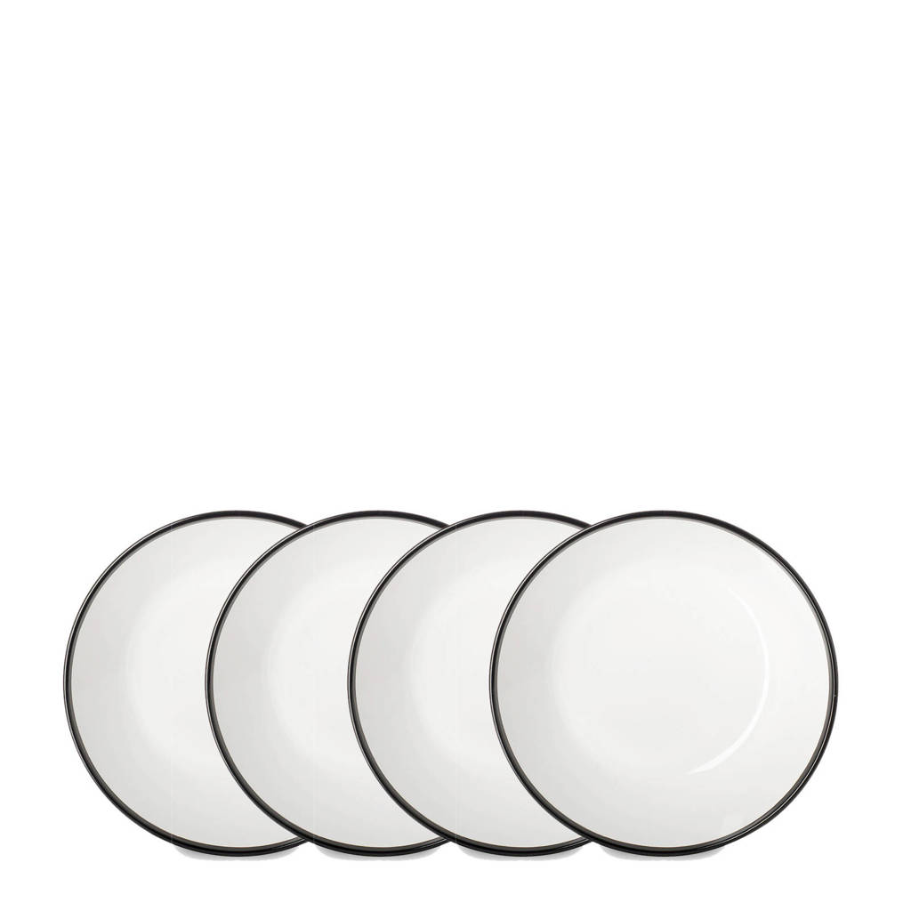 Mepal Flow kom (Ø14,4 cm) (set van 4), Zwart