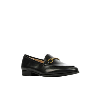 Daimiel leren loafers zwart