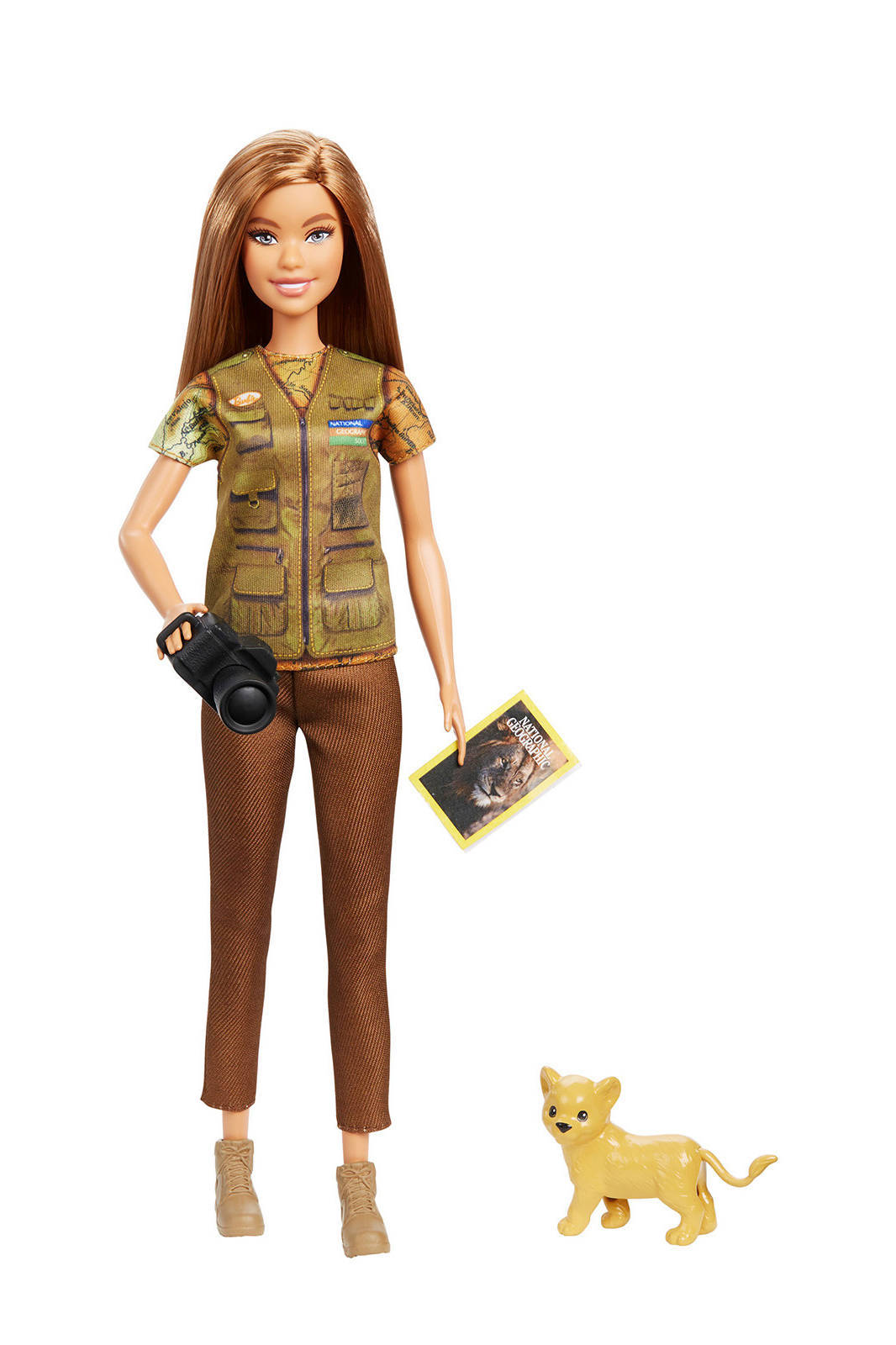 Barbie National Geographic Tienerpop Met Welp 33 Cm online kopen