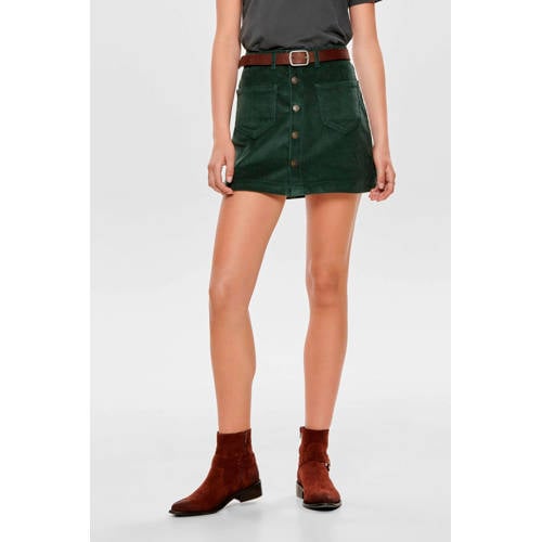 ONLY corduroy mini rok afbeelding