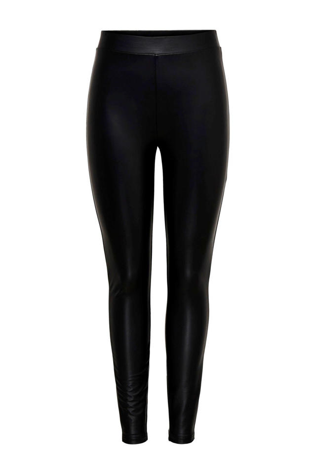 Zwarte Legging Shiney Sexy zwarte dames leggings met glans