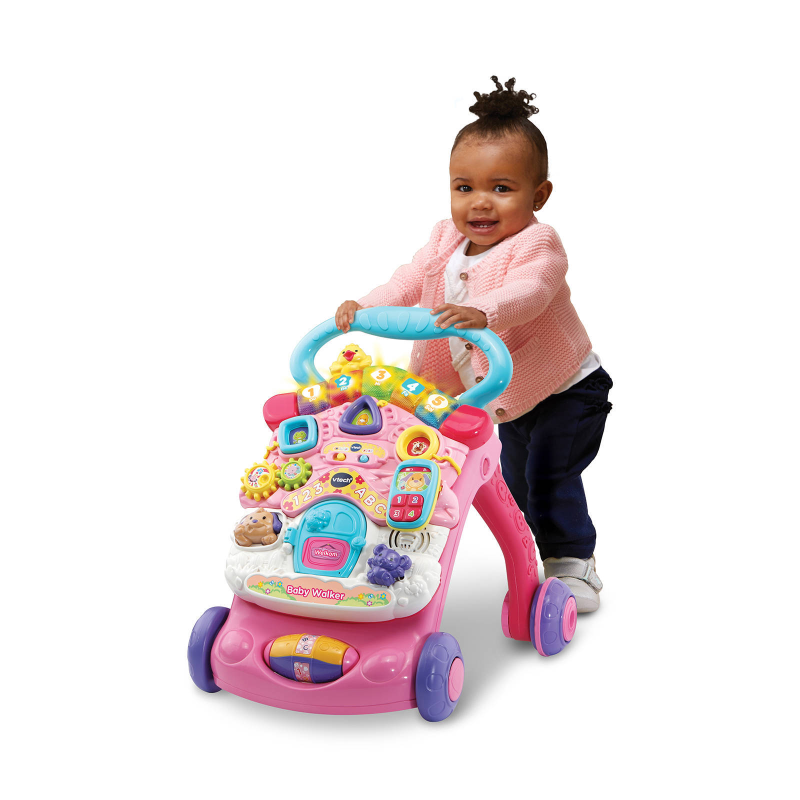 VTech Baby Baby Walker roze wehkamp