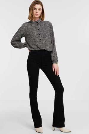high waist flared jeans ONLROYAL black