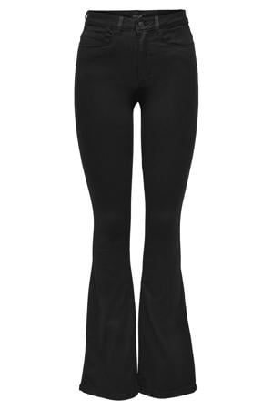 high waist flared jeans ONLROYAL black