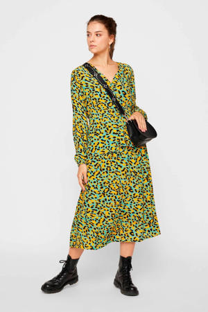 rok met panterprint groen