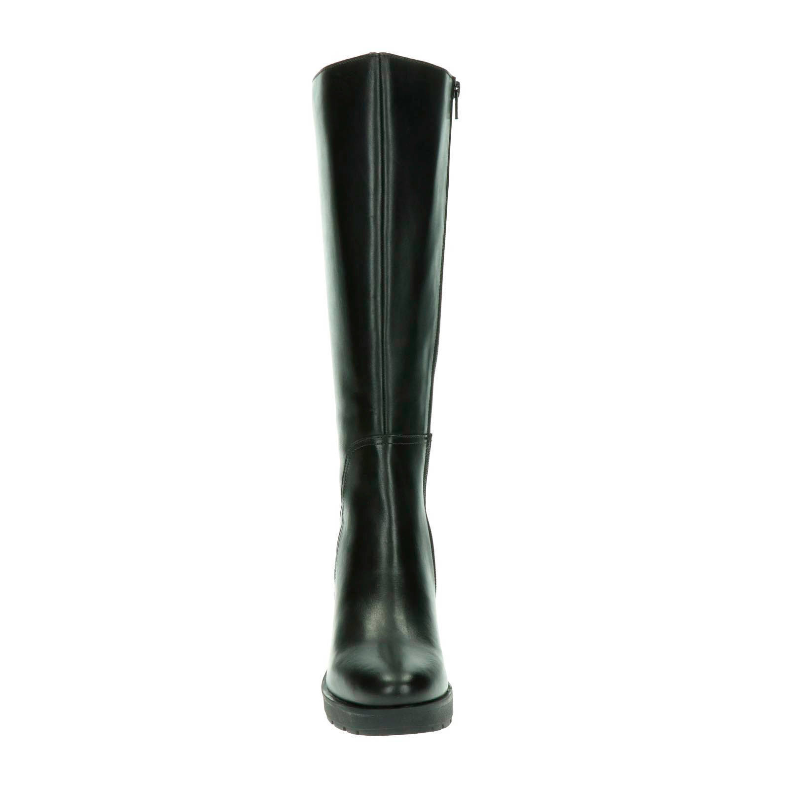JJ Footwear Bredon XL schacht leren laarzen zwart | wehkamp JJ Footwear Bredon XL Hoge laarzen voor dames Cognac