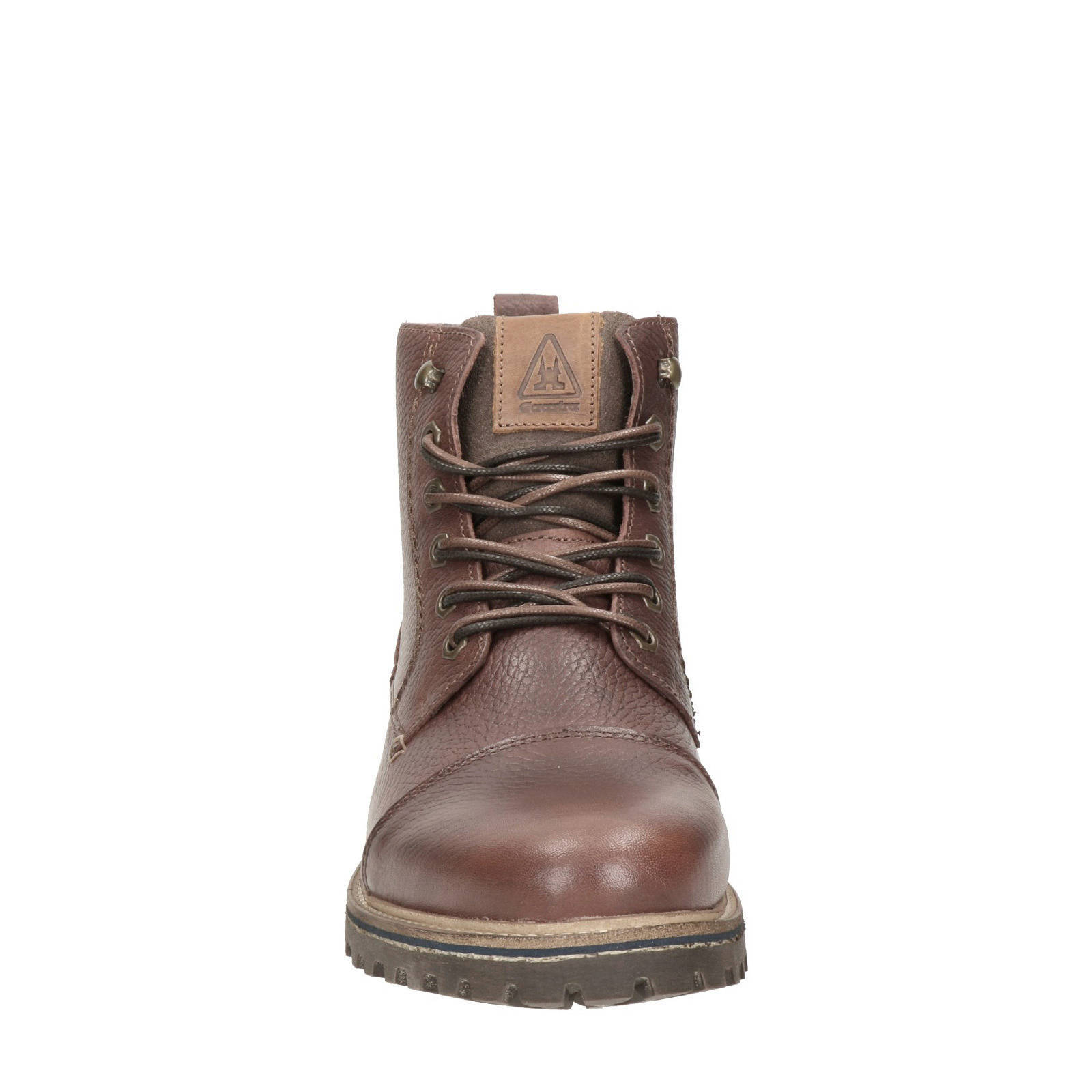 Gaastra leren veterboots bruin wehkamp