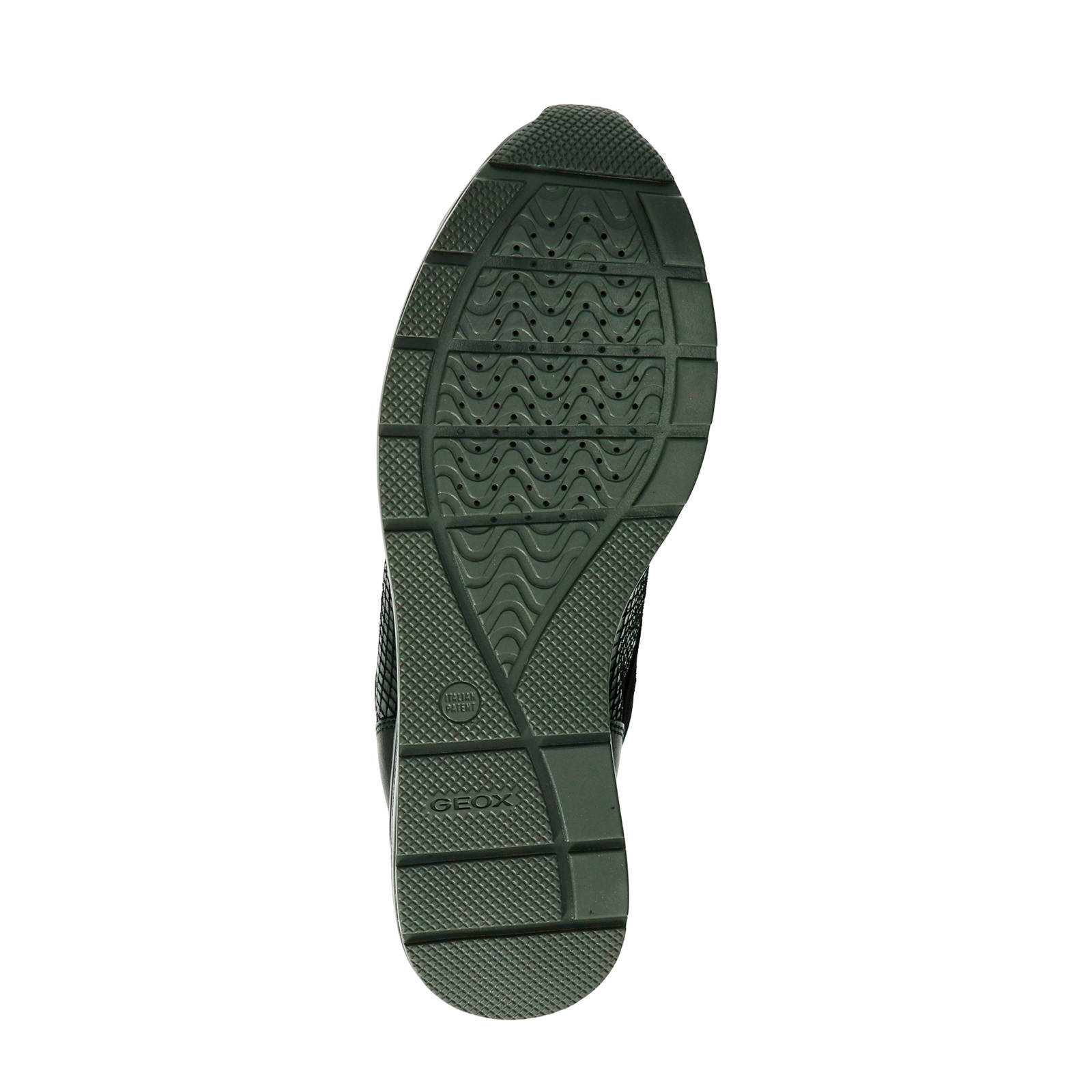 Geox Zosma leren wedge sneakers zwart | wehkamp