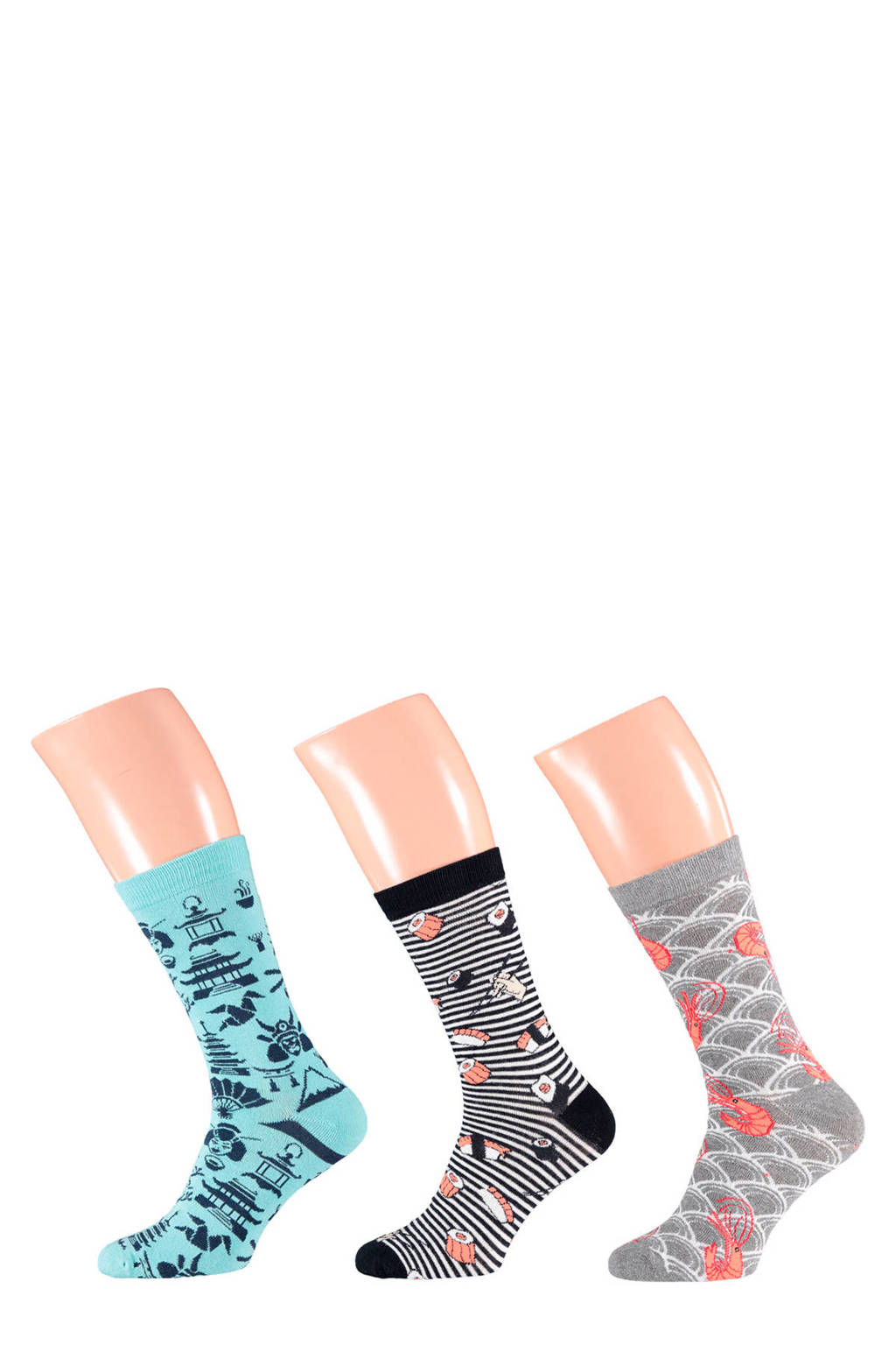 Apollo sokken giftbox, Multi Blue