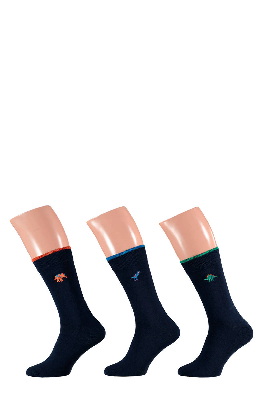 Apollo sokken 3-pak, multi navy