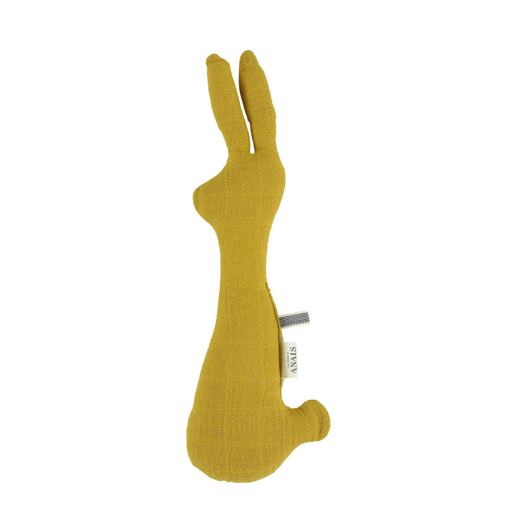 Les Rêves d'Anaïs konijn rammelaar bliss mustard, Bliss Mustard