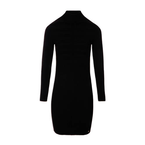 Morgan jersey jurk zwart Morgan jersey jurk zwart