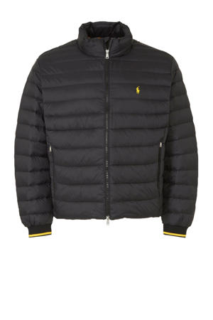 +size winterjas zwart