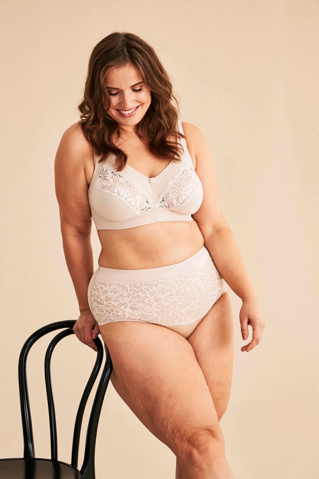 Swegmark niet-voorgevormde bh zonder beugel Meadow beige