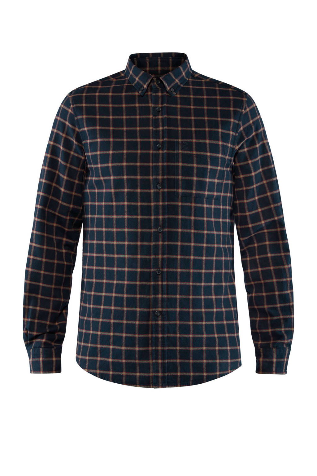 Fjällräven overhemd ruit donkerblauw, Dark navy