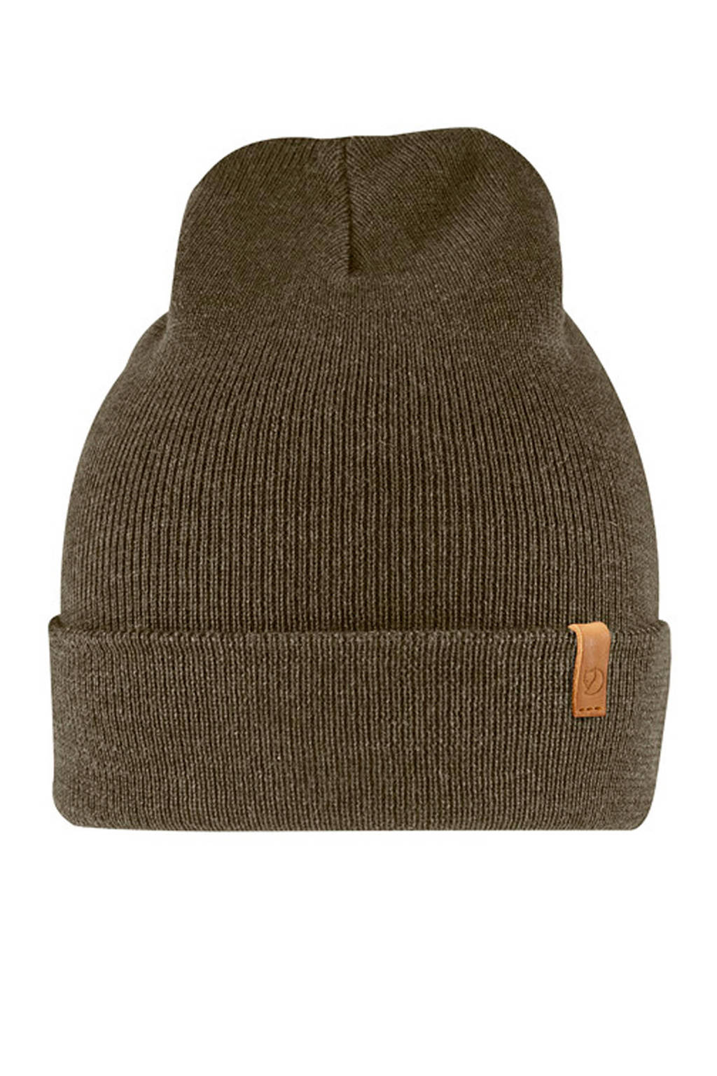 Fjällräven Classic Knit muts olijfgroen, Dark Olive