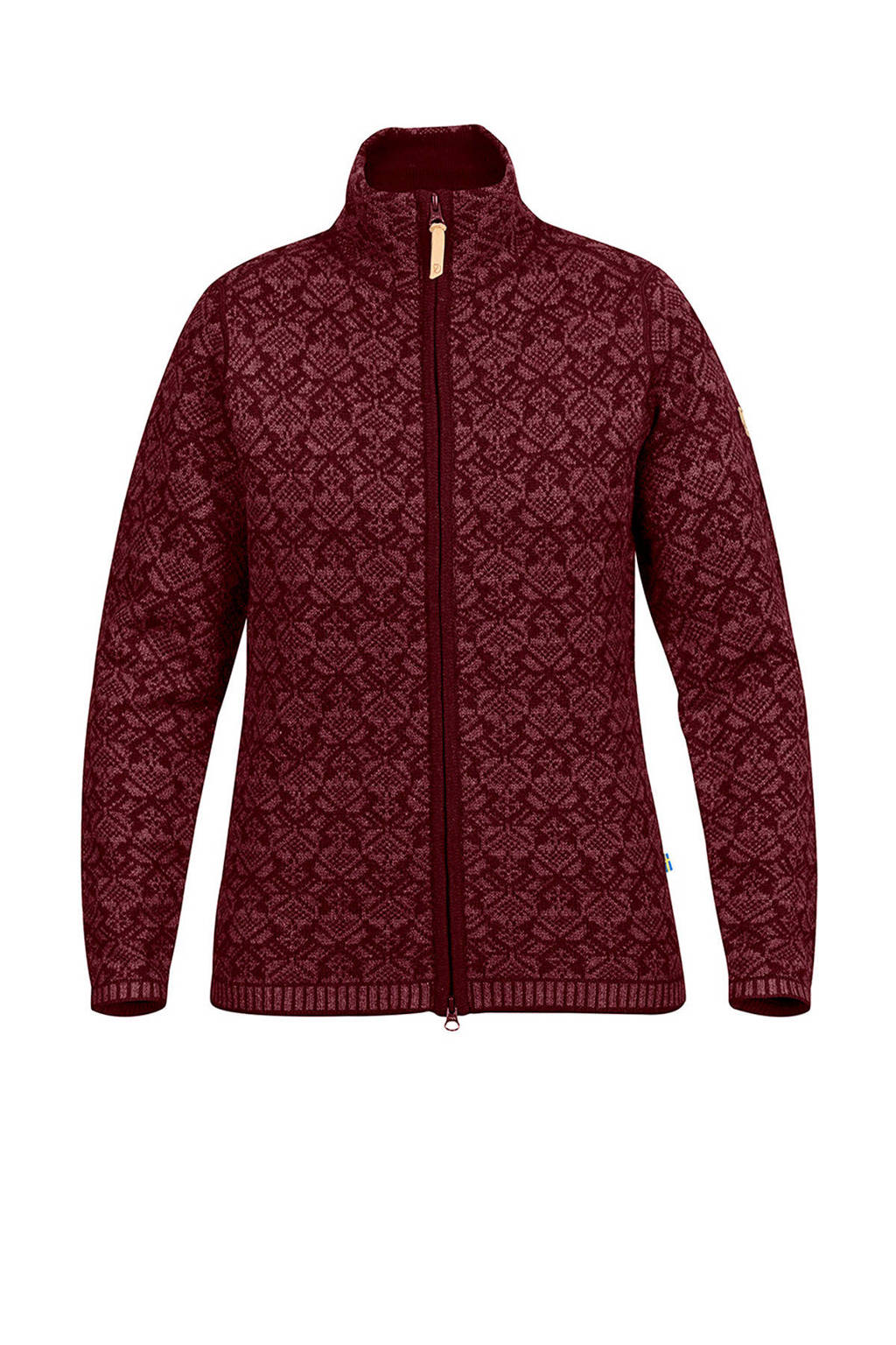 Fjällräven vest Snow donkerrood, Dark Garnet