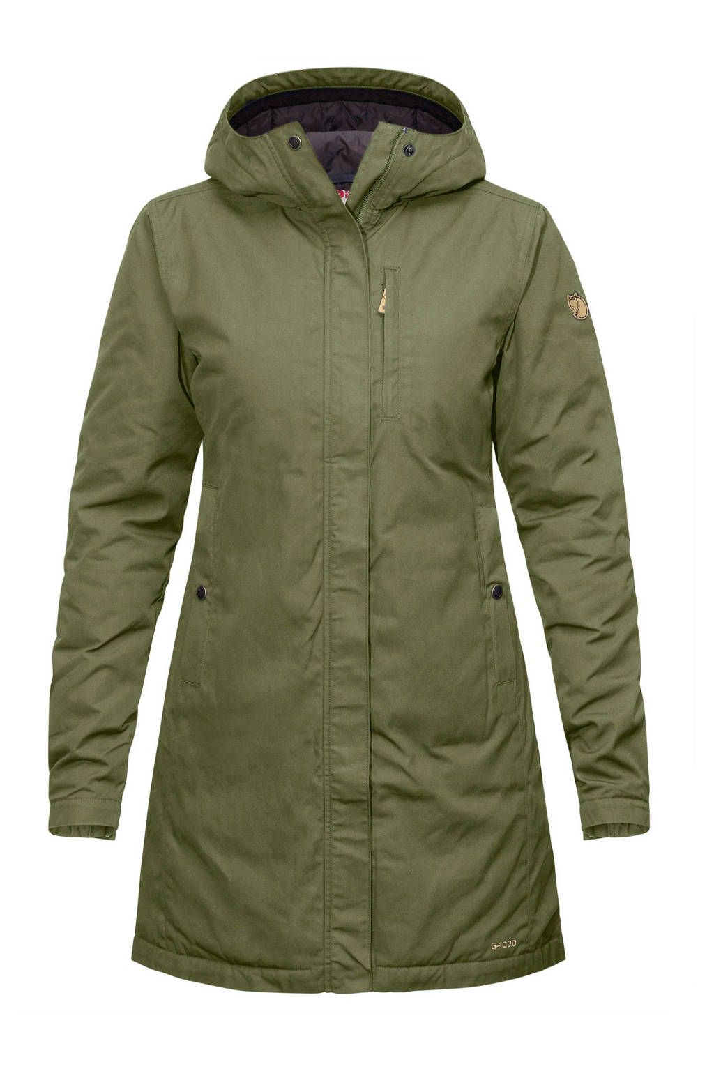 Fjällräven parka Kiruna ofijfgroen, Olijfgroen