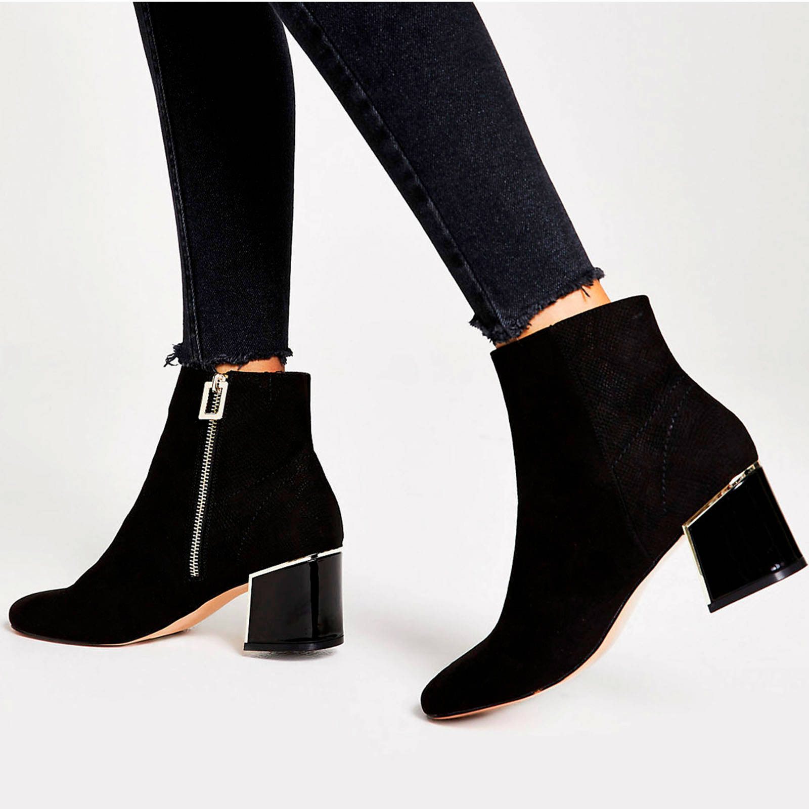 River Island enkellaarzen zwart | wehkamp River Island enkellaarzen zwart | wehkamp