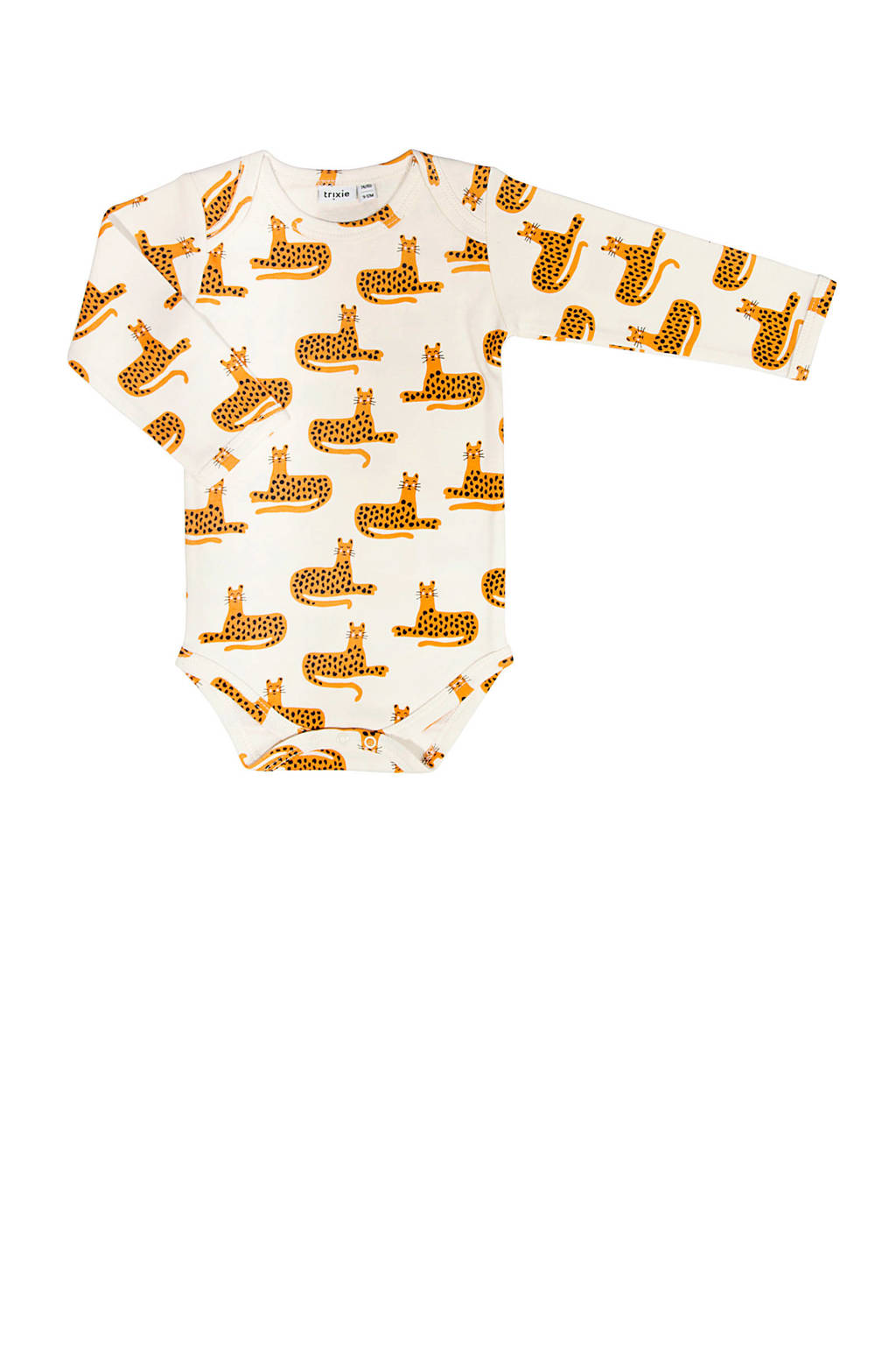 Trixie romper met lange mouwen cheetah, Cheetah