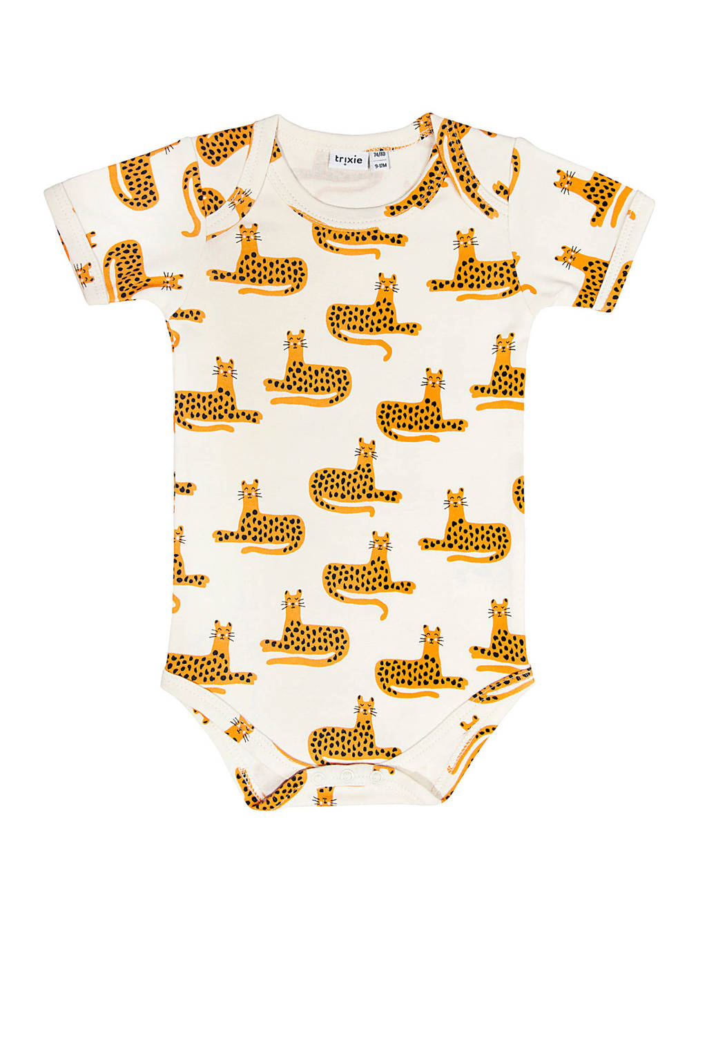 Trixie romper met korte mouwen cheetah, Cheetah