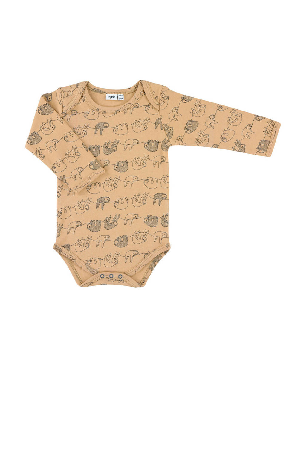 Trixie romper met lange mouwen silly sloth, Silly Sloth
