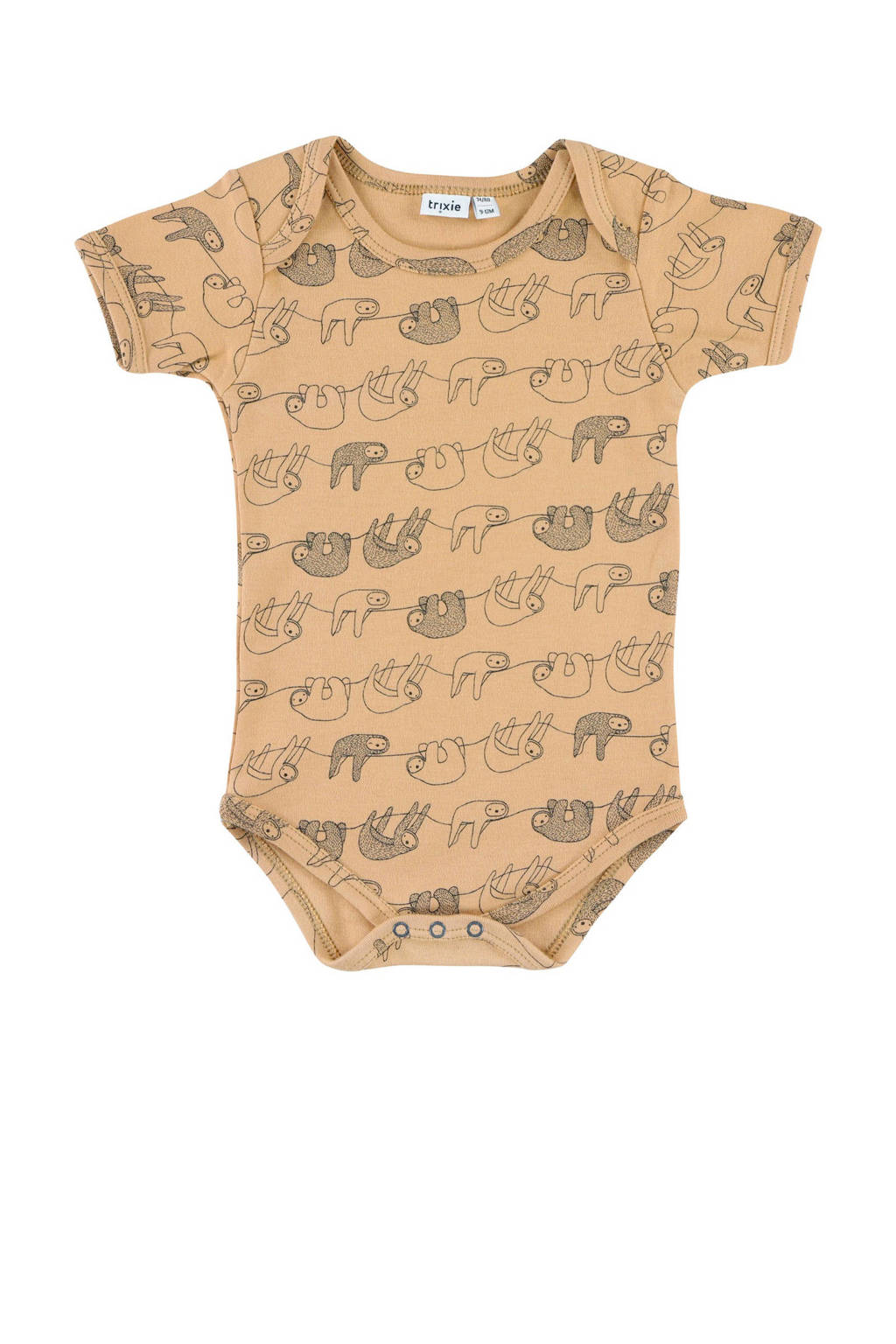 Trixie romper met korte mouwen silly sloth, Silly Sloth