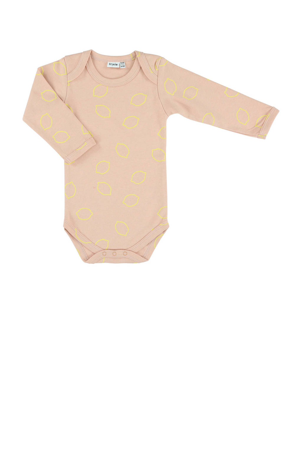 Trixie romper met lange mouwen lemon squash, Lemon Squash