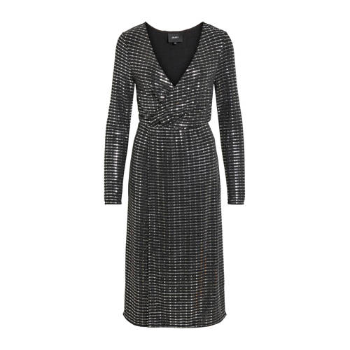 OBJECT maxi jurk met all over print zwart OBJECT maxi jurk met all over print zwart