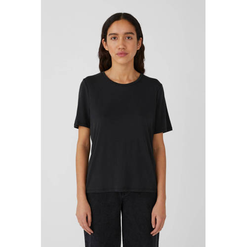OBJECT T-shirt OBJANNIE met modal zwart afbeelding
