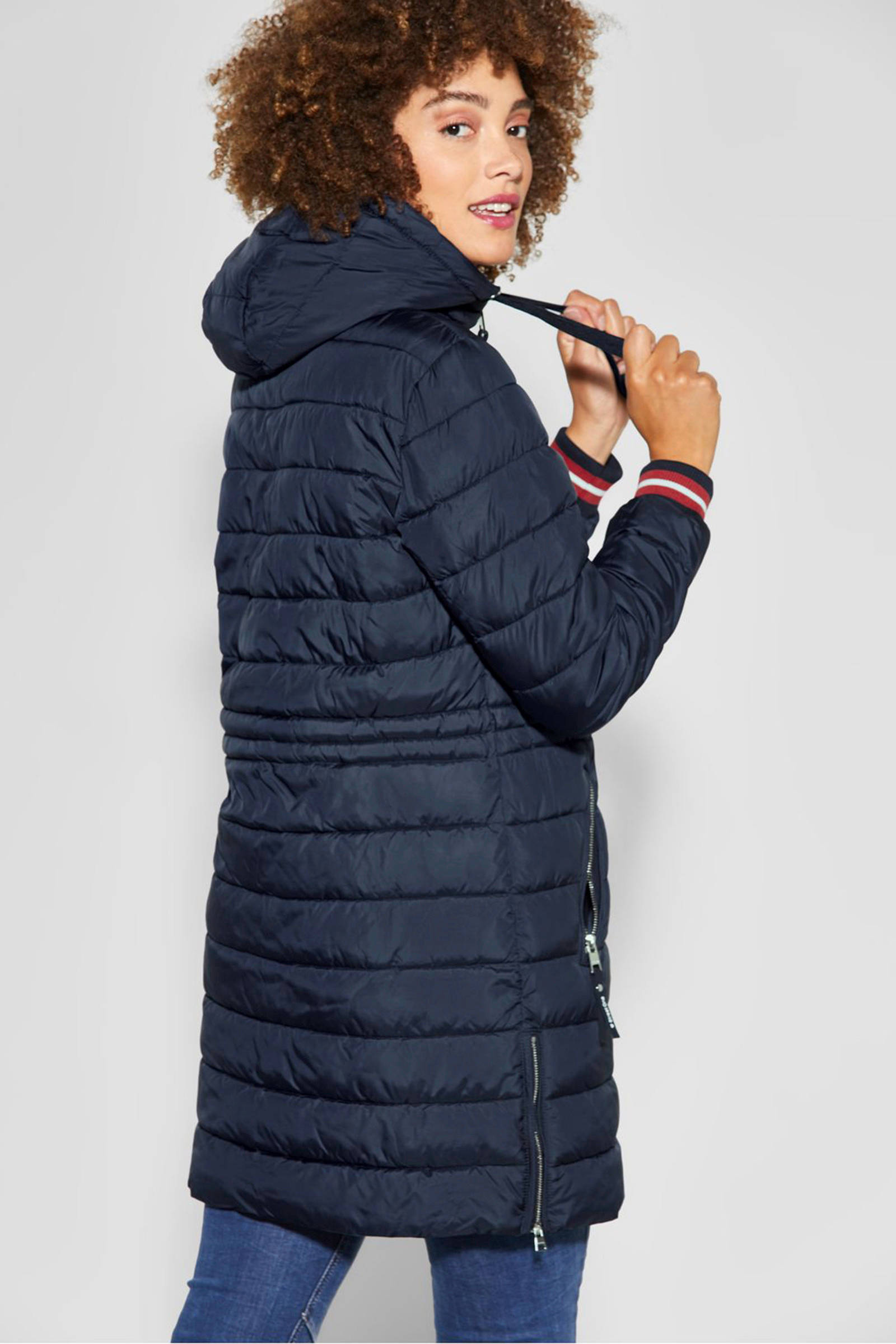 winterjas donkerblauwroodwit winterjas donkerblauwroodwit