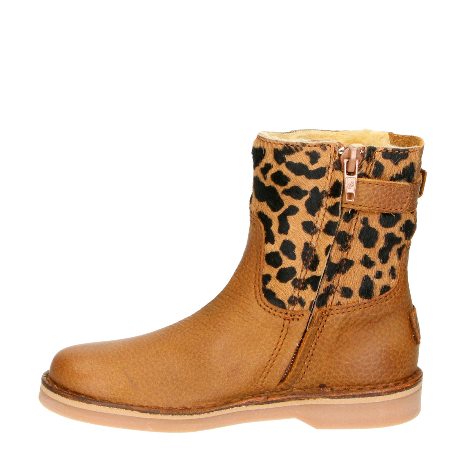 Giga leren laarzen panterprint cognac | wehkamp Giga leren laarzen panterprint cognac | wehkamp