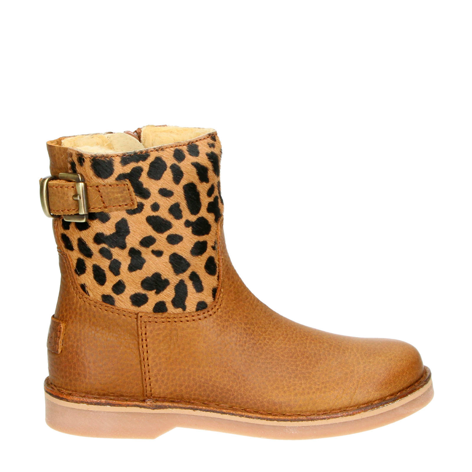 Giga leren laarzen panterprint cognac | wehkamp Giga leren laarzen panterprint cognac | wehkamp
