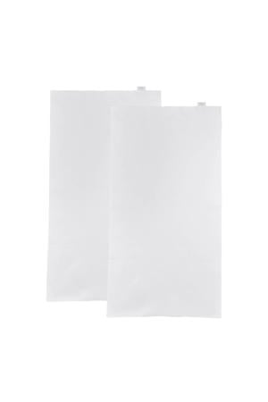 katoenen molton bedzeil 40x50 cm (set van 2)