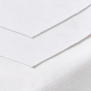 katoenen molton bedzeil 50x90 cm (set van 2)