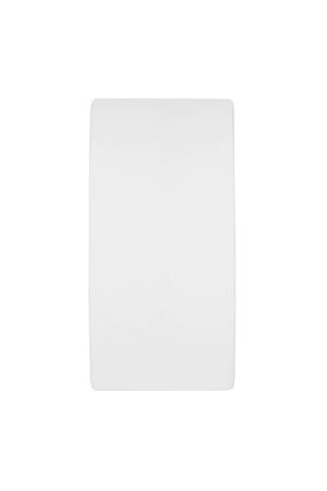 katoenen molton stretch hoeslaken 50x90 cm wit