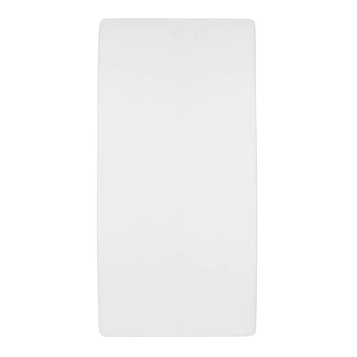 Meyco katoenen molton stretch hoeslaken 50x90 cm wit afbeelding