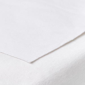katoenen kindermatrasbeschermer - wit