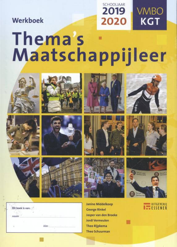 Jasper Van Den Broeke Thema's Maatschappijleer VMBO 2019-2020 Werkboek ...