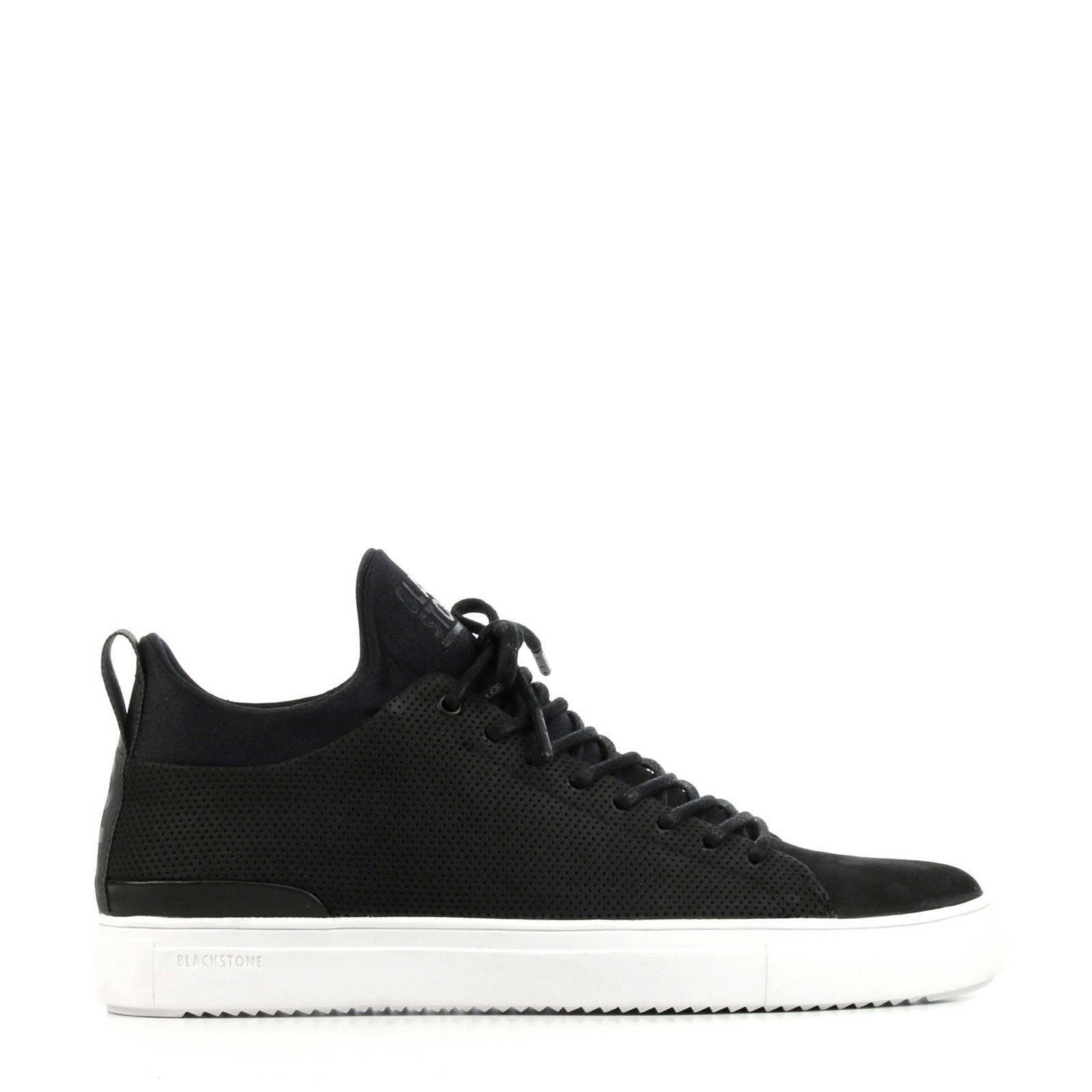 Blackstone SG38 suède sneakers zwart | wehkamp