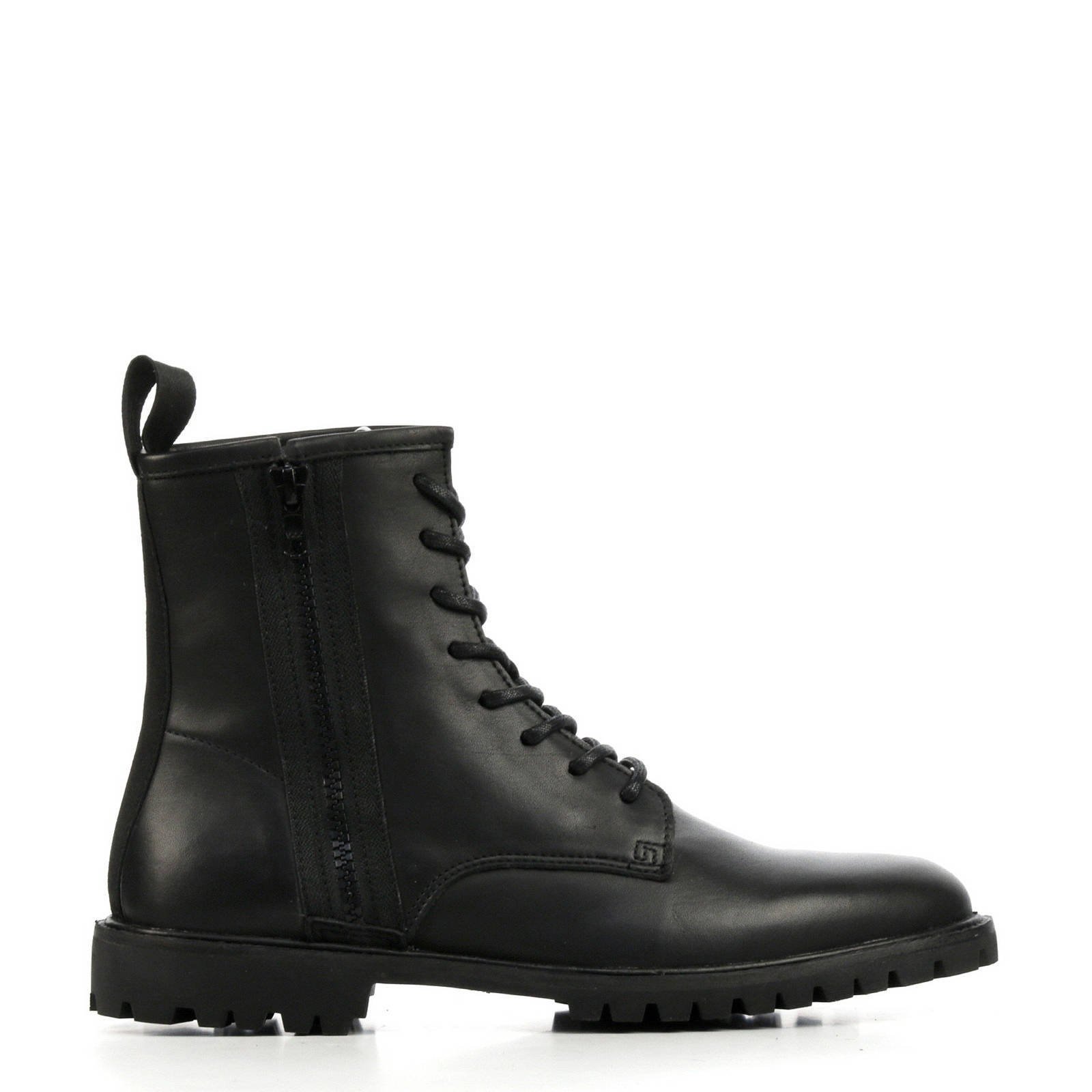SI98 leren veterboots zwart SI98 leren veterboots zwart