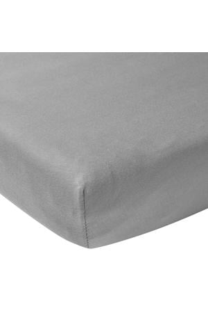 katoenen jersey hoeslaken co-sleeper 50x90 cm grijs
