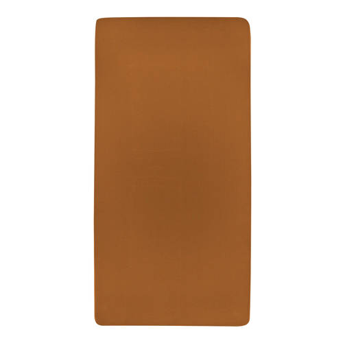 Meyco katoenen jersey hoeslaken wieg 40x80/90 cm camel afbeelding